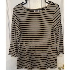 Chicos Sweater Size 0 Tan And Black